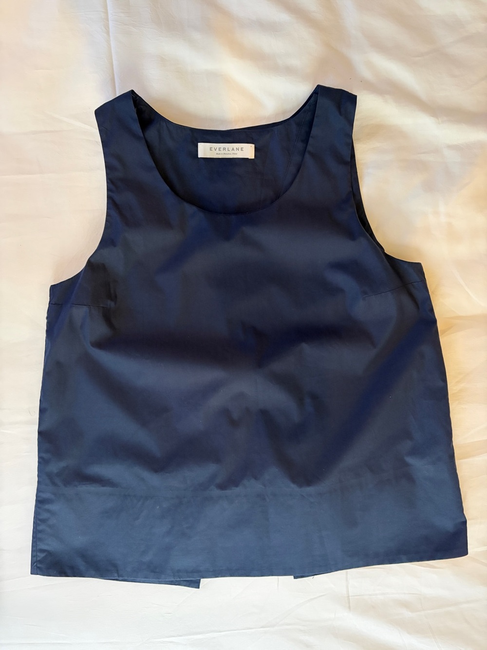 Everlane Deep Navy Sleeveless Scoop Neck Tank